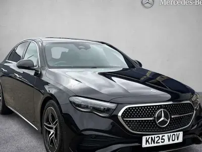 Used Mercedes E200 AMG line 204 HP (150 kW) 2025 Black Sedan