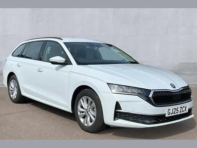 Used Skoda Octavia SE Technology 113 HP (83 kW) 2025 Moon white metallic Estate