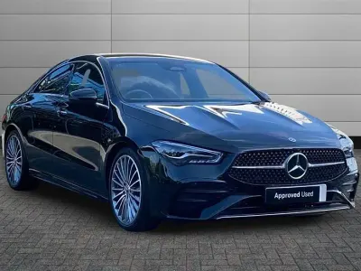 Used Mercedes CLA180 AMG Line Premium 136 HP (100 kW) 2025 Cosmos black Sedan