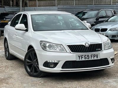 Begagnad Skoda Octavia vRS 200 HK (147 kW) 2009 Vit Halvkombi