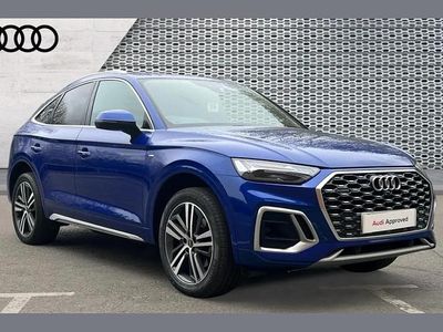 Used Audi Q5 S-Line 204 HP (150 kW) 2021 Blue SUV