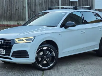 Used Audi Q5 Black Edition 190 HP (139 kW) 2019 White SUV