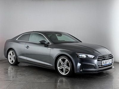 Used Audi A5 S-Line 252 HP (185 kW) 2017 Grey Coupe
