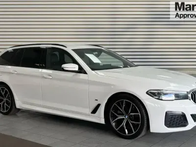 Used BMW 520 M Sport 190 HP (139 kW) 2022 Alpine white Sedan