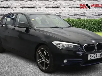 Used BMW 118 Sport Line 136 HP (100 kW) 2017 Black Hatchback