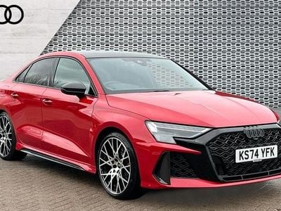 Red New 2025 Audi RS3 Comfort Sedan | £62,810 (Expensive)