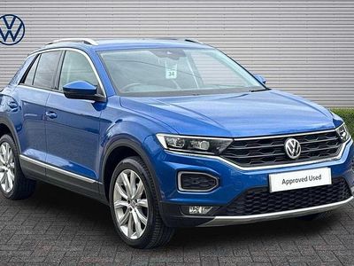 Used VW T-Roc SEL 150 HP (110 kW) 2020 Blue SUV