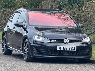 Used VW Golf VII GTD 184 HP (135 kW) 2016 Black Hatchback