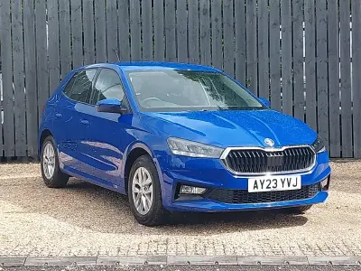 Used Skoda Fabia Comfort 80 HP (58 kW) 2023 Blue Hatchback
