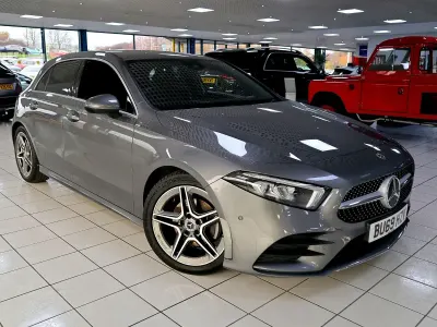 Used Mercedes A180 AMG Line Premium 136 HP (100 kW) 2019 Grey Hatchback