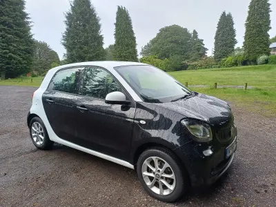 Used Smart ForFour Passion 71 HP (52 kW) 2016 Black Hatchback
