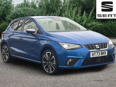 Used Seat Ibiza XCELLENCE Lux 110 HP (80 kW) 2023 Blue Hatchback