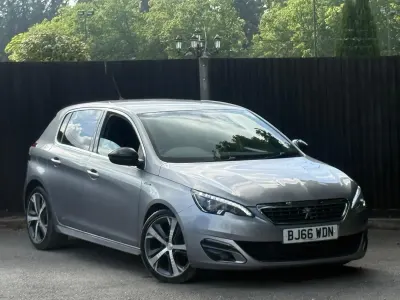 Usado Peugeot 308 GT-line 2016 Gris Utilitario