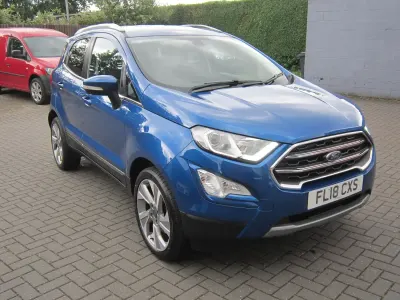 Used Ford Ecosport Titanium 2018 Blue SUV