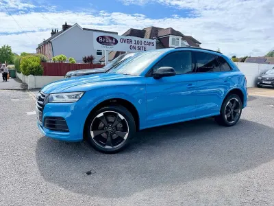 Used Audi Q5 Black Edition 190 HP (139 kW) 2019 Blue SUV