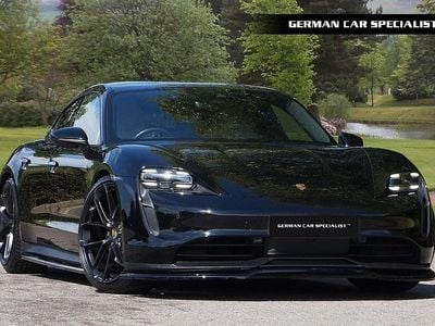 Jet black Used 2021 Porsche Taycan 4S Sport Sedan | £42,975