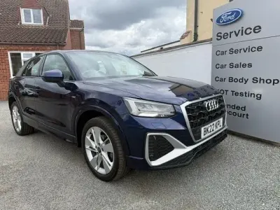 Used Audi Q2 S-Line 150 HP (110 kW) 2022 Blue SUV