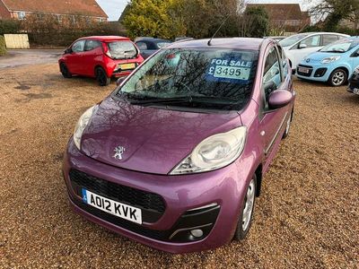 Used Peugeot 107 Allure 68 HP (50 kW) 2012 Purple Hatchback