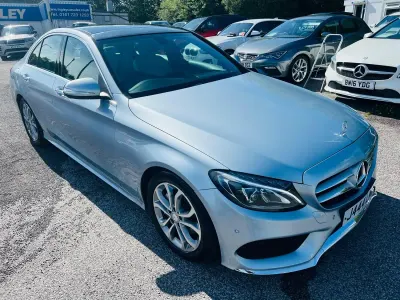 Used Mercedes C220 AMG line 2014 Silver Sedan
