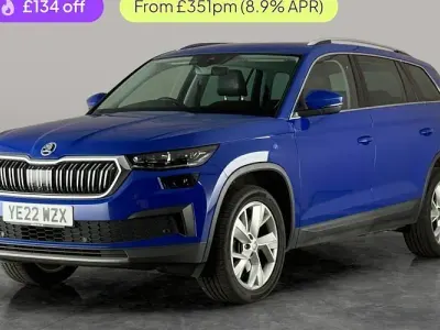 Used Skoda Kodiaq SE L 150 HP (110 kW) 2021 Blue SUV