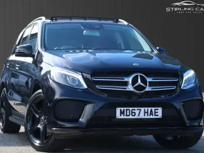 Käytetty Mercedes GLE250 AMG line 204 HP (150 kW) 2018 Musta Katumaasturi