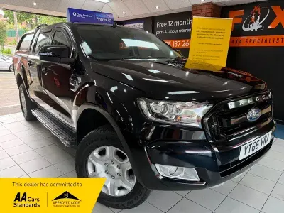 Used Ford Ranger Limited 200 HP (147 kW) 2016 Black Pickup