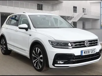 Used VW Tiguan R-line 150 HP (110 kW) 2018 White SUV