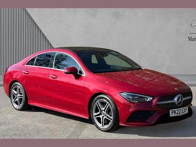Used Mercedes CLA200 AMG Line Premium Plus 161 HP (118 kW) 2022 Red Coupe