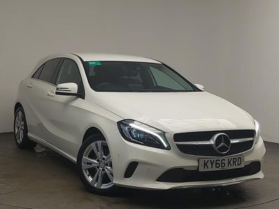 Used Mercedes A200 Premium 136 HP (100 kW) 2016 White Hatchback