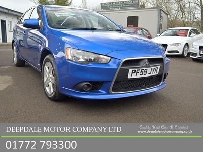 Used Mitsubishi Lancer 2010 Blue Hatchback