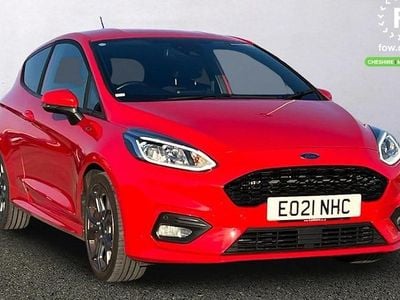 Used Ford Fiesta ST-Line 125 HP (91 kW) 2021 Red Hatchback