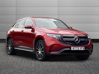 Used Mercedes EQC400 AMG line 300 kW (408 HP) 2023 Red SUV