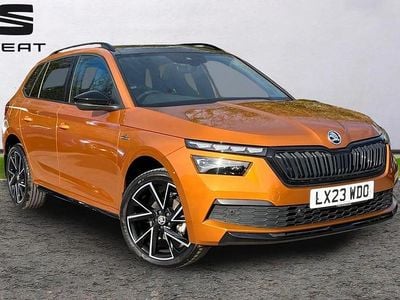 Used Skoda Kamiq Monte Carlo 115 HP (84 kW) 2023 Orange SUV