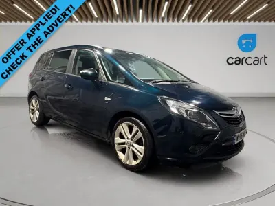 Used Vauxhall Zafira Tourer SRi 140 HP (102 kW) 2016 Green MPV