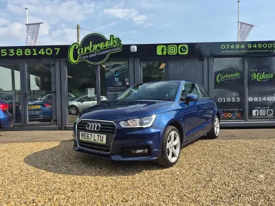 Used Audi A1 Sport 116 HP (85 kW) 2017 Blue Hatchback