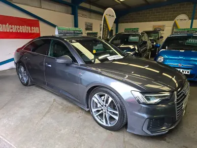 Usado Audi A6 S-Line 204 HP (150 kW) 2019 Cinzento Sedan