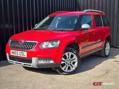 Used Skoda Yeti SE L 150 HP (110 kW) 2015 Red SUV