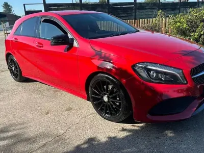 Used Mercedes A200 AMG Line Premium 136 HP (100 kW) 2017 Red Hatchback
