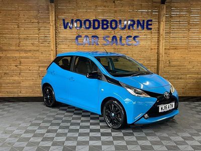 Used Toyota Aygo X-cite 68 HP (50 kW) 2016 Blue Hatchback
