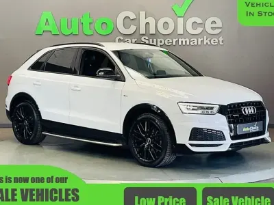 Second-hand Audi Q3 Black Edition 184 CP (135 kW) 2018 Alb SUV