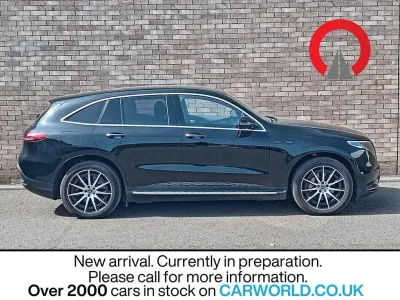 Used Mercedes EQC400 AMG line 300 kW (408 HP) 2020 Black SUV