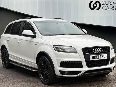 White Used 2013 Audi Q7 S-line plus SUV | £11,490 (Fair price)