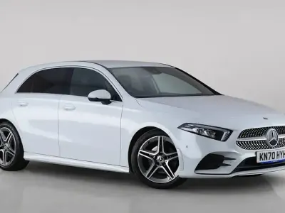 Used Mercedes A180 Executive 136 HP (100 kW) 2020 White Hatchback