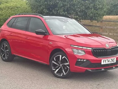 Used Skoda Kamiq Monte Carlo 150 HP (110 kW) 2025 Velvet red metallic SUV