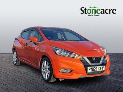 Used Nissan Micra Acenta 100 HP (73 kW) 2019 Orange Hatchback