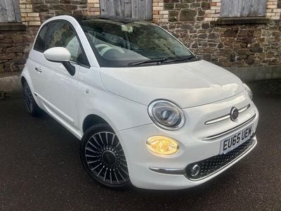 White Used 2015 Fiat 500 Lounge Hatchback | £5,595 (Fair price)