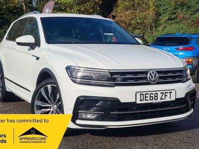White Used 2018 VW Tiguan R-line SUV | £16,995 (Fair price)