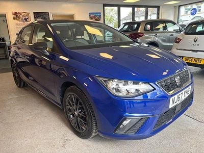 Begagnad Seat Ibiza SE 75 HK (55 kW) 2017 Blå Halvkombi