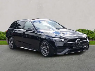 Usado Mercedes C200 AMG line 204 HP (150 kW) 2025 Preto Carrinha