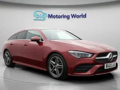 Used Mercedes CLA180 Shooting Brake AMG line 136 HP (100 kW) 2022 Red Estate